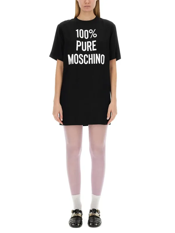 Dress With Logo - Moschino