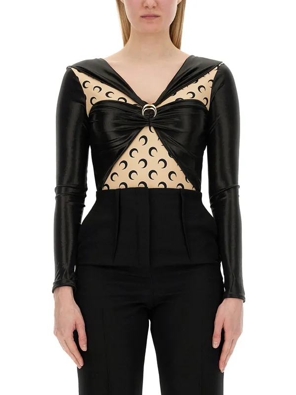 Draped Bodysuit - Marine Serre