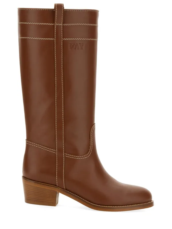 Leather Boot - Fay
