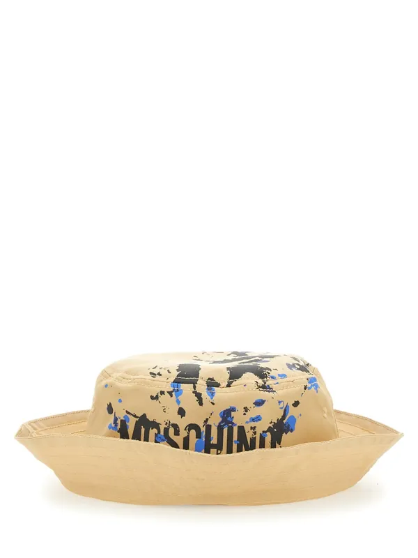 Bucket Hat With Logo - Moschino