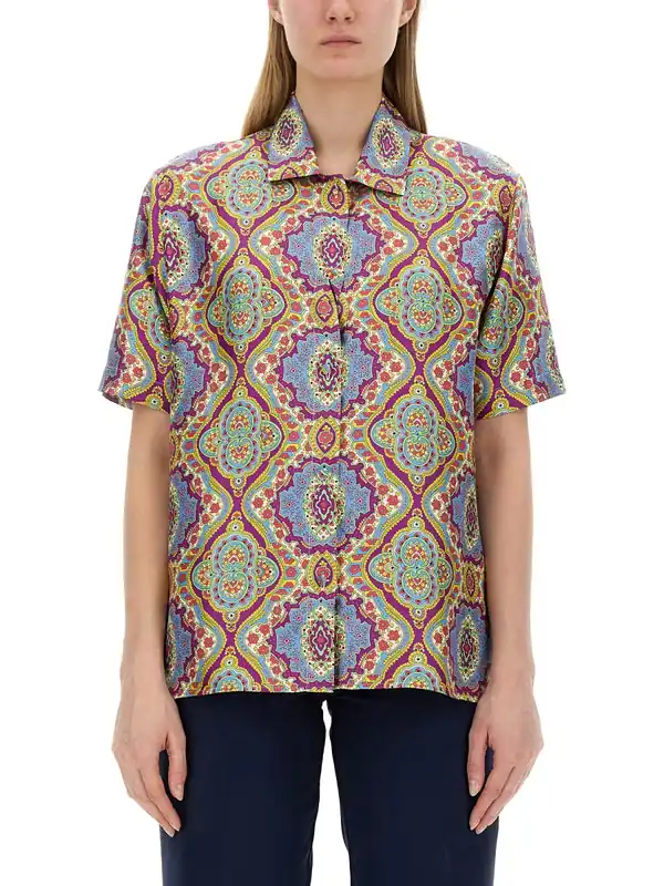 Printed Silk Shirt - Etro