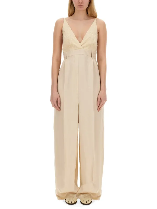 Malfile' Satin Jumpsuit - Alysi