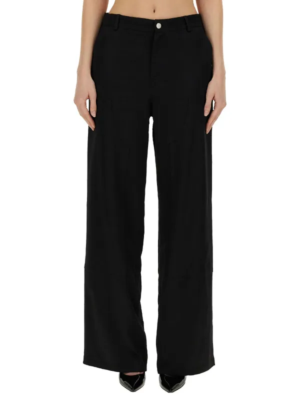 Wide Leg Pants - Moschino