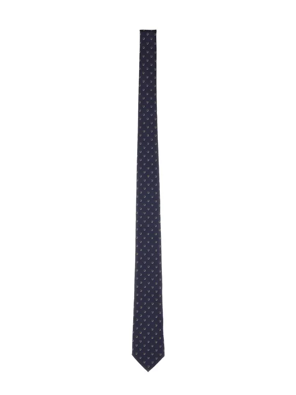 Jacquard "Gancini" Tie - Ferragamo