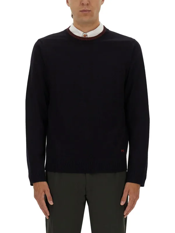Shirt With Embroidered Logo - PS Paul Smith