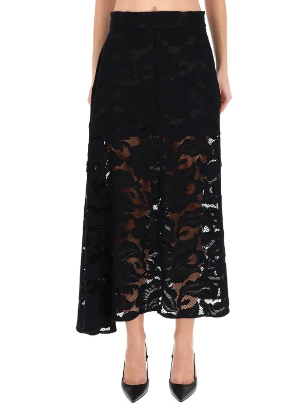 Lace Midi Skirt - Patou