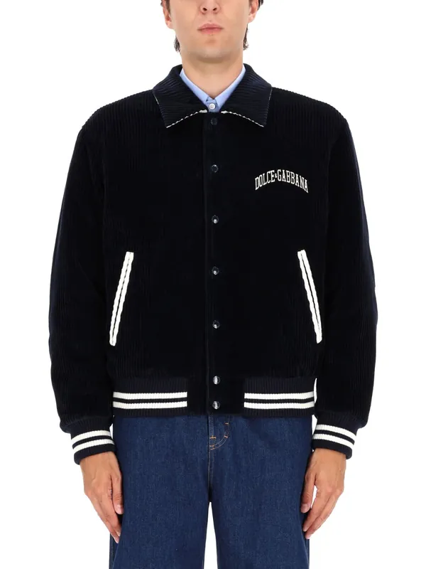 Corduroy Bomber Jacket - Dolce & Gabbana