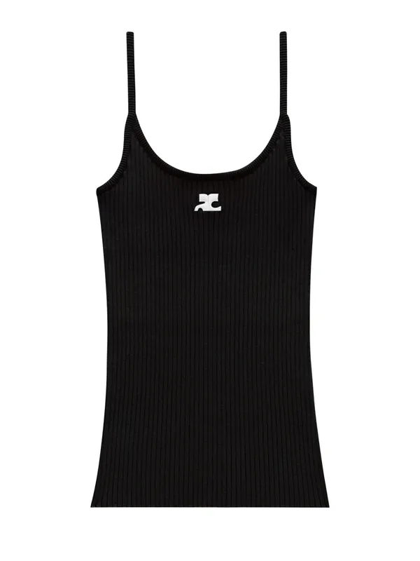 "Reedition" Knit Tank Top - Courrèges