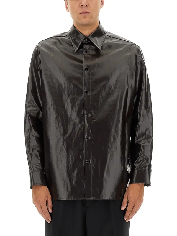 Shiny Linen Shirt - MM6 Maison Margiela