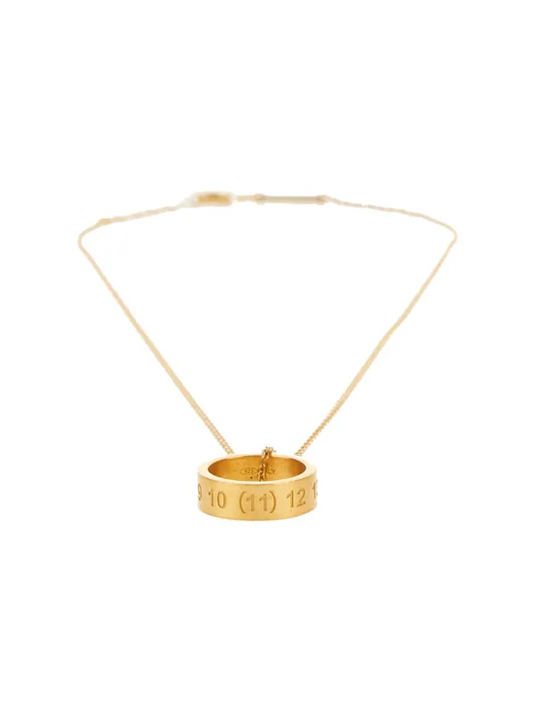 Collana Con Anello Numerico - Maison Margiela