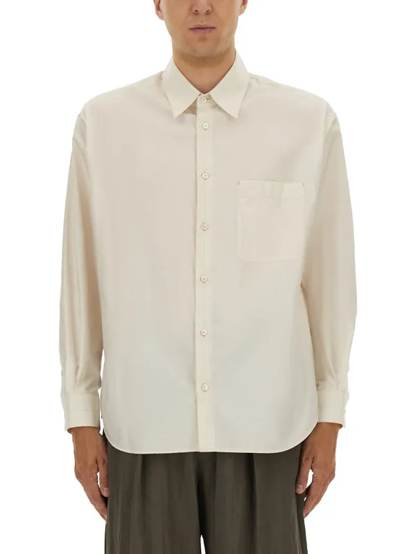 Cotton And Silk Shirt - Lemaire