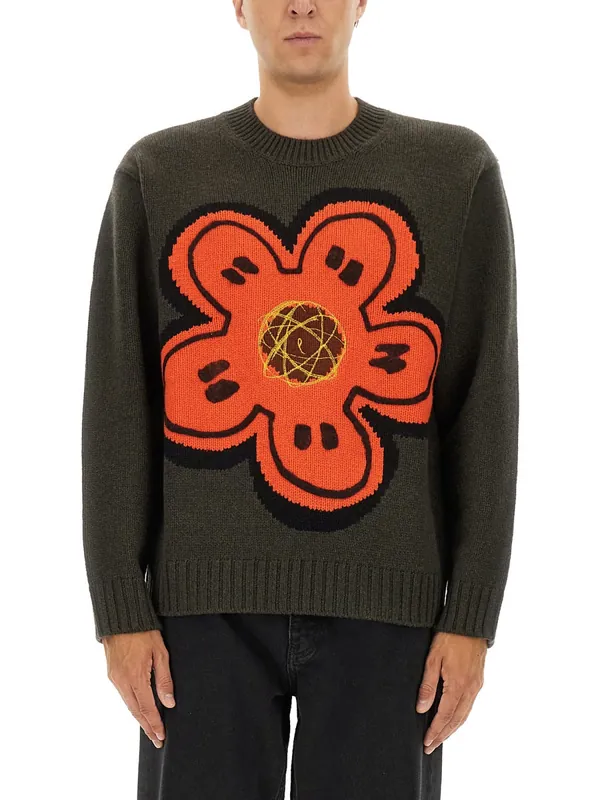 Sweater With "Boke Flower" - Kenzo