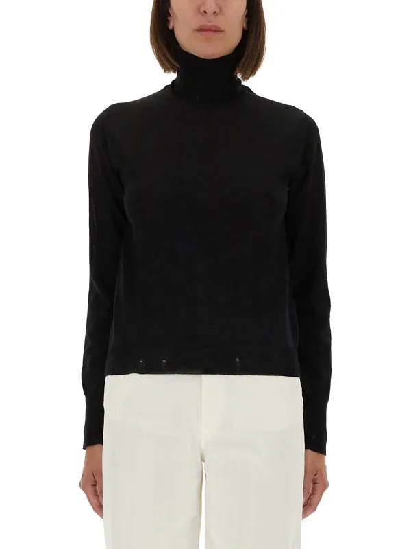 Worn Effect Wool Sweater - Golden Goose
