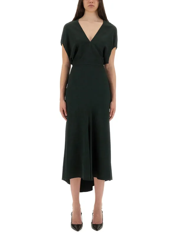 Blouson Midi Dress - Victoria Beckham