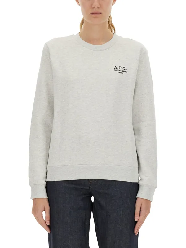 Rue Madame Sweatshirt With Logo - A.P.C.
