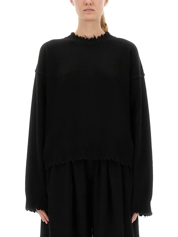 Cashmere Sweater With Bangs - Uma Wang