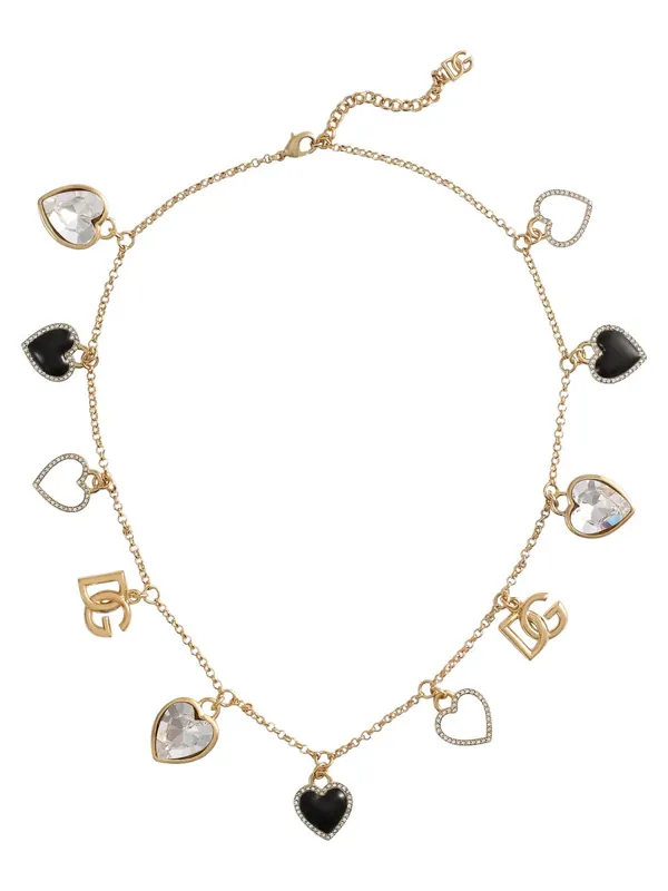 "Italian Tailoring" Necklace With Hearts - Dolce & Gabbana