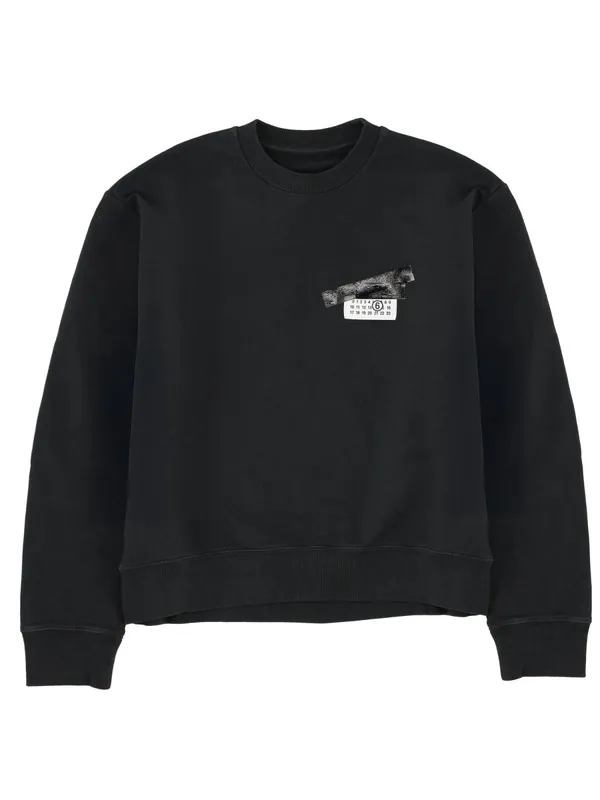 Sweatshirt With Logo - MM6 Maison Margiela
