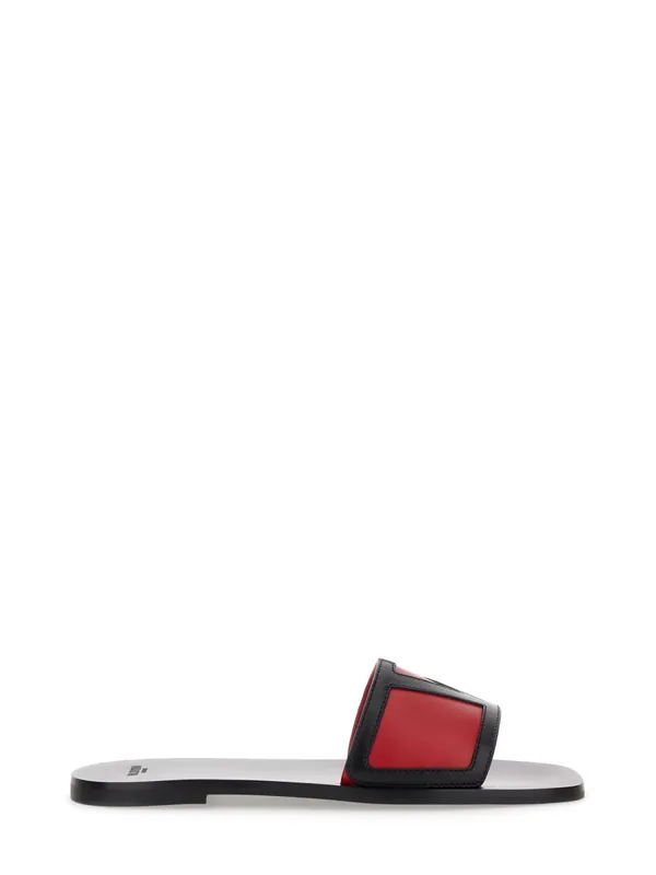 Viva Superstar Slide Sandal In Nappa Leather - Valentino Garavani