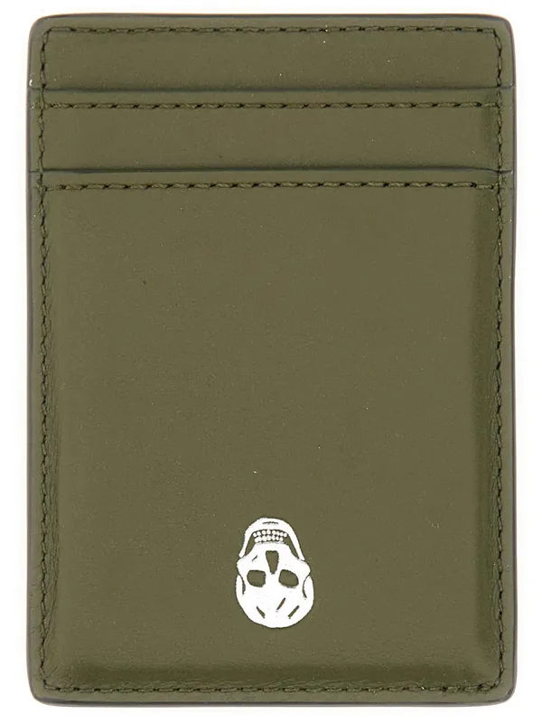 Magnetic Card Holder "Skull" - Alexander McQueen