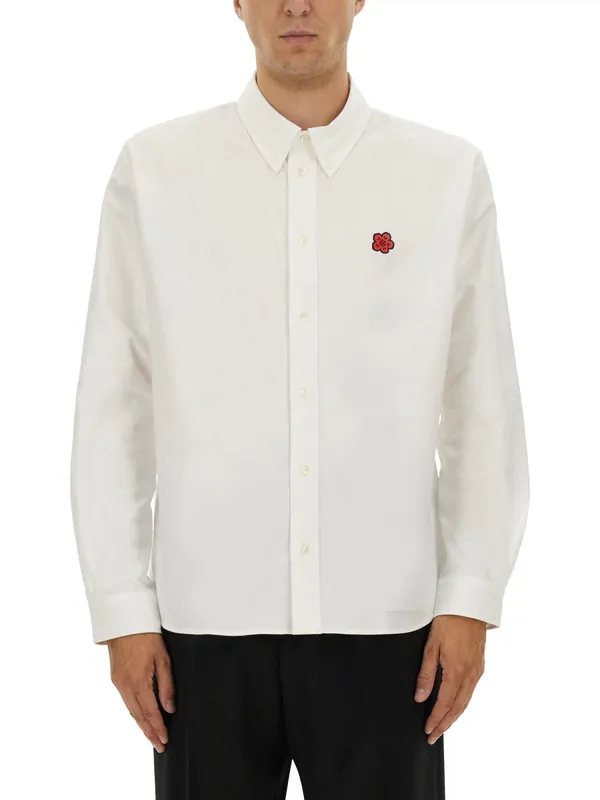 Shirt With "Boke Flower" Embroidery - Kenzo