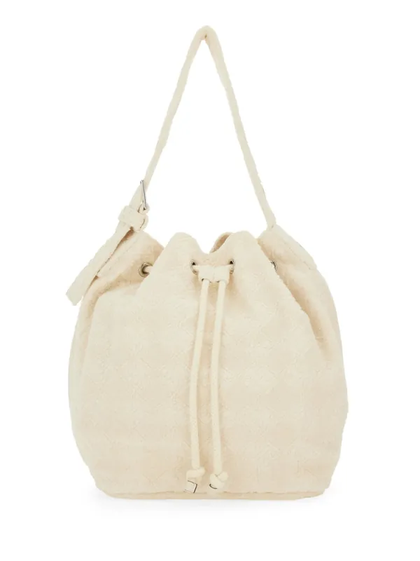 Oversized "T Monogram" Bucket Bag - Tory Burch