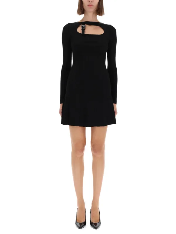 "Baroque" Buckle Dress - Versace