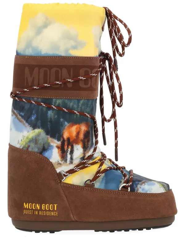 "Moon Boot X Guest In Residence" Boot - Moon Boot Per Guest In Residence