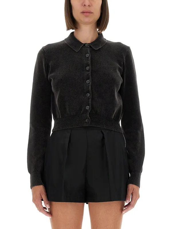 Cardigan With Collar - Alexander Wang