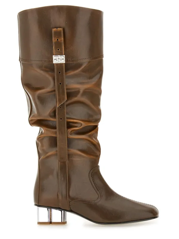 Slouchy Boot "Butterfly" - Ganni