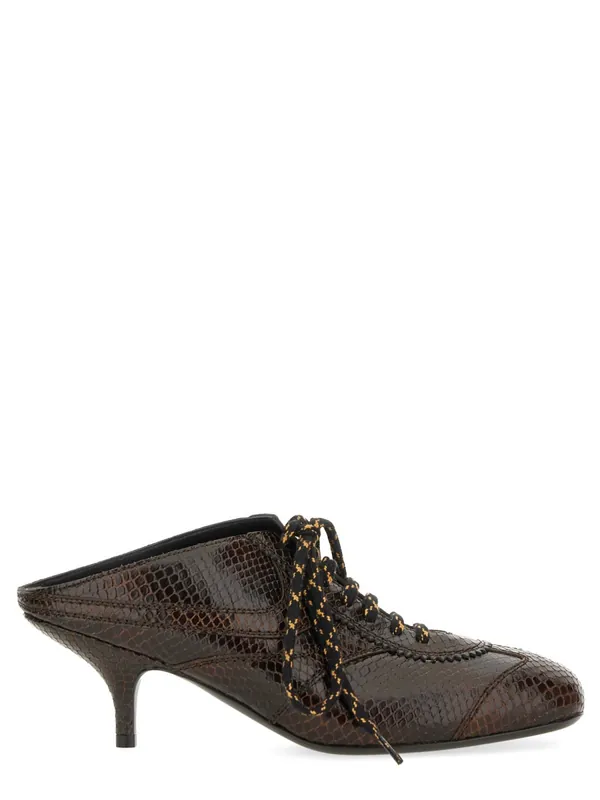 Leather Slip-On Mules