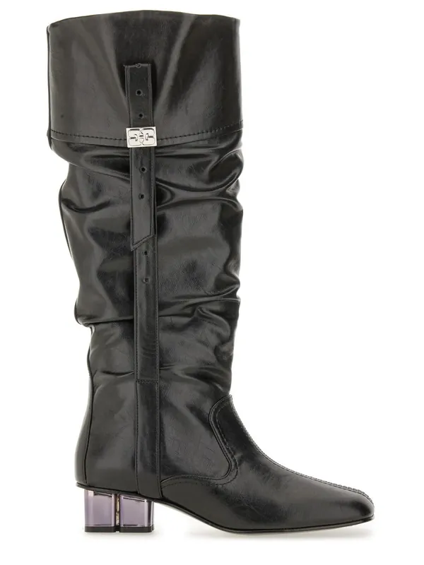 Slouchy Boot "Butterfly" - Ganni