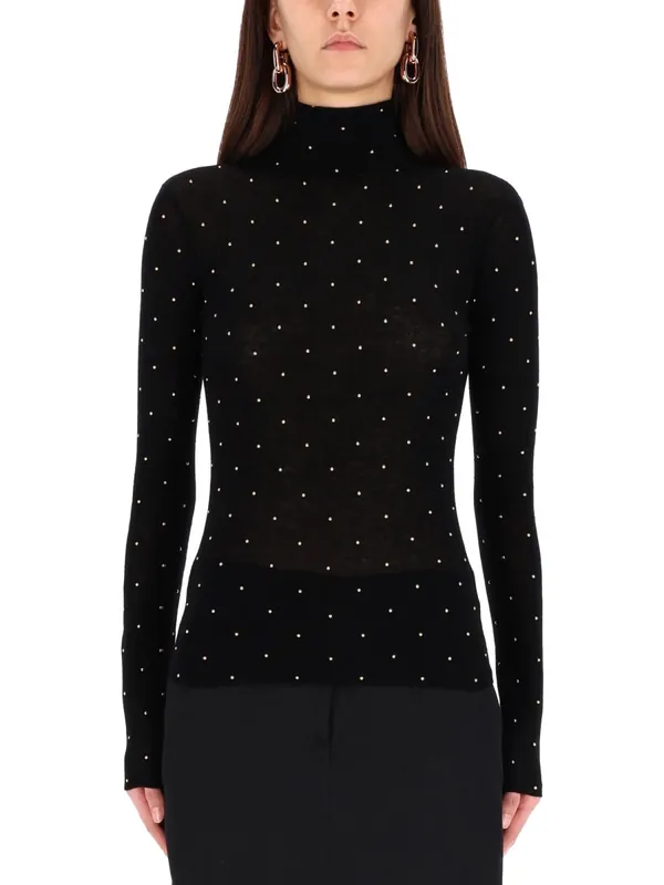 "Secon-Skin" Efect Mesh With Studs