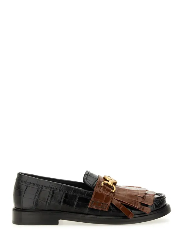 Moccasin With Bangs And Coin - Moschino