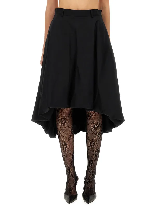 Cotton Poplin Skirt - Moschino