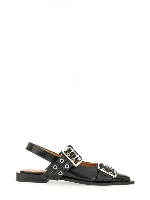 Ballerina With Buckle - Ganni