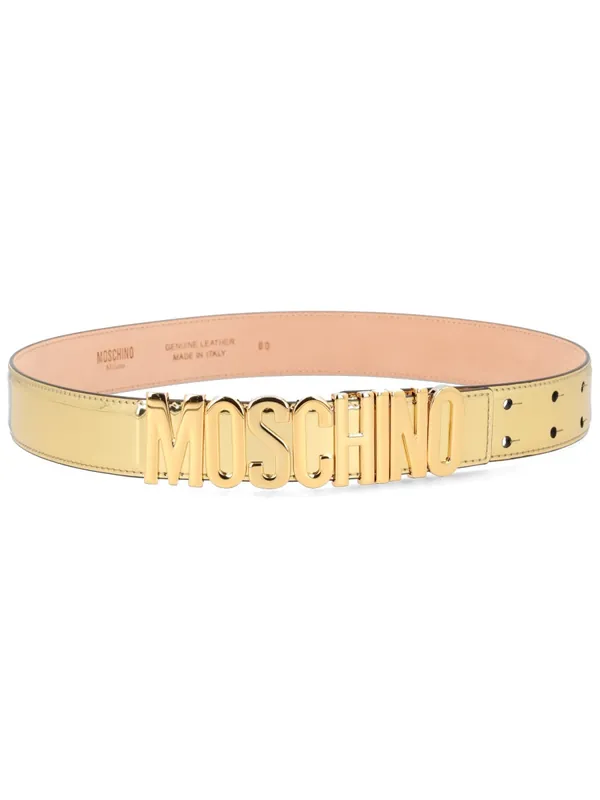 Belt With Logo - Moschino