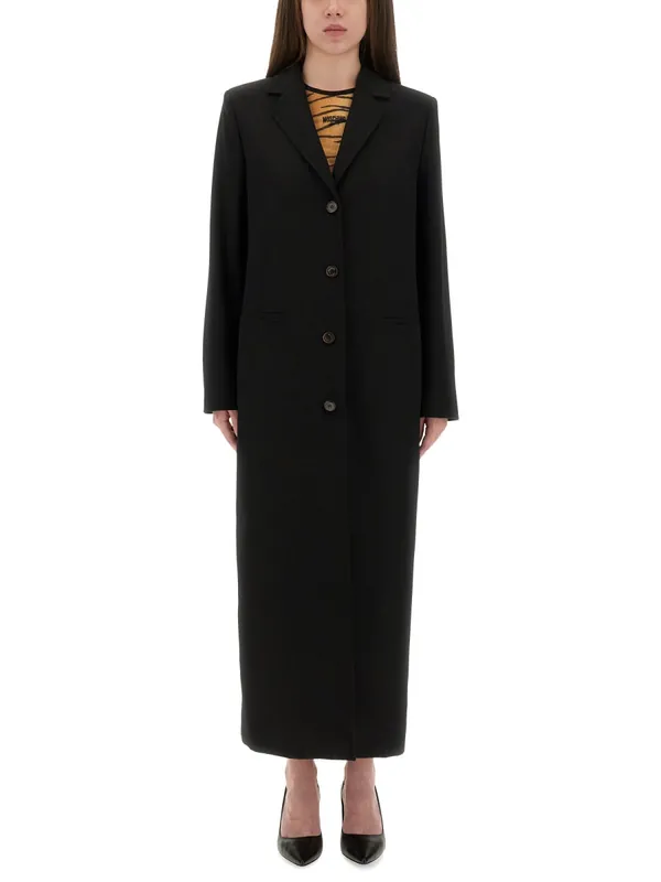 Long Tailored Coat - Moschino