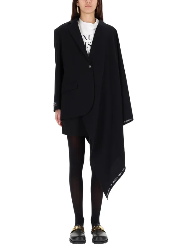 Wool Flannel Jacket - Moschino