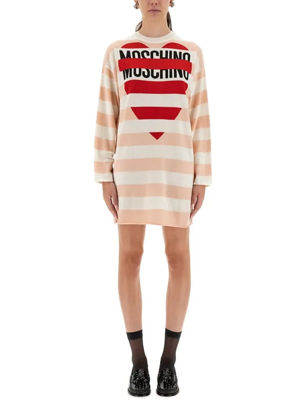 Wool Mini Dress - Moschino