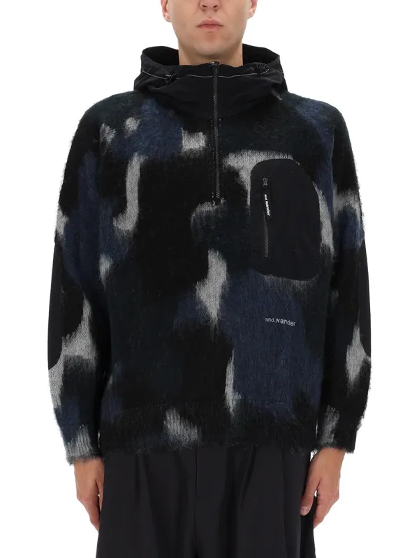 Zipper Hooded Sweater - And Wander