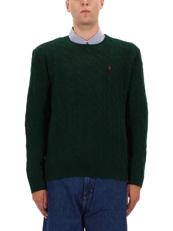 Wool And Cashmere Cable Knit Sweater - Polo Ralph Lauren