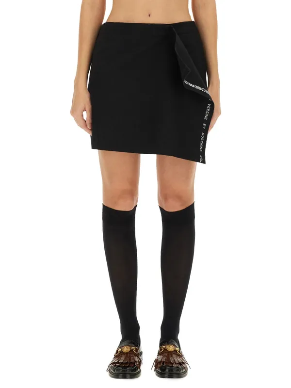 Wool Wrap Skirt - Moschino