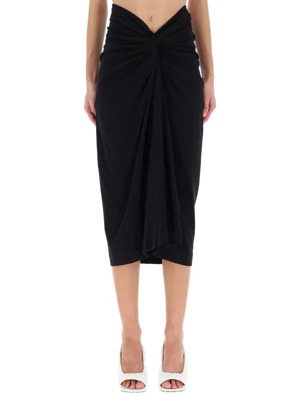 Draped "Herchive" Skirt - Dries Van Noten