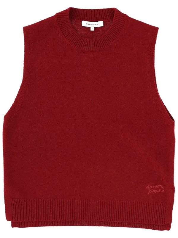 Wool Vest - Maison Kitsuné