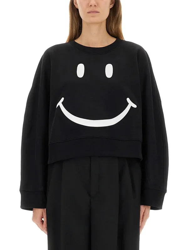 "Smiley" Sweatshirt - Moschino