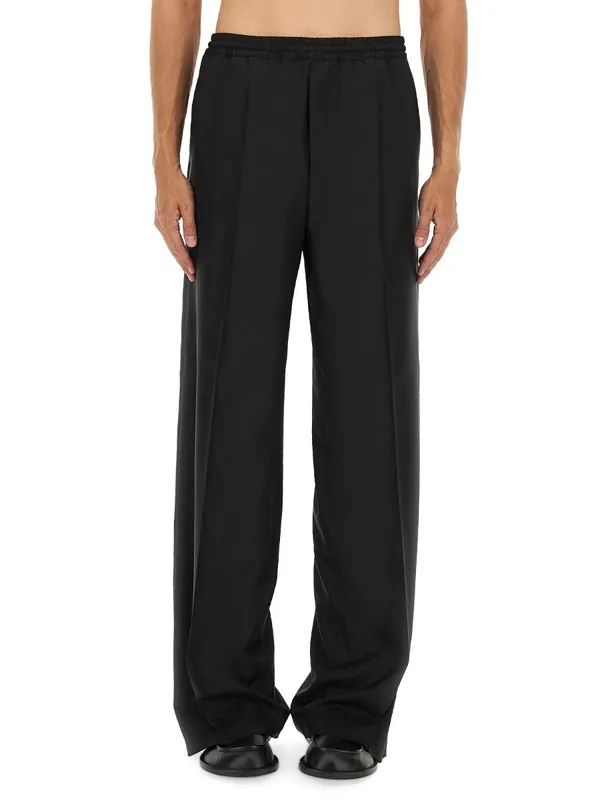 Wool Canvas Pants - Moschino