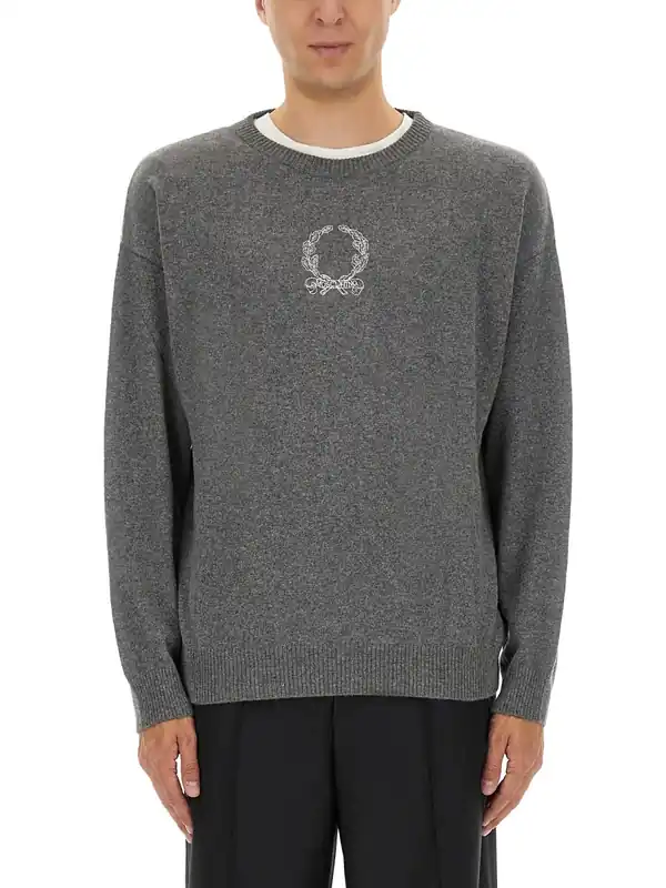 Wool And Cashmere Pullover - Moschino