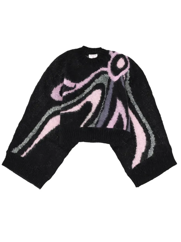 "Marble Inlay" Print Sweater - Emilio Pucci