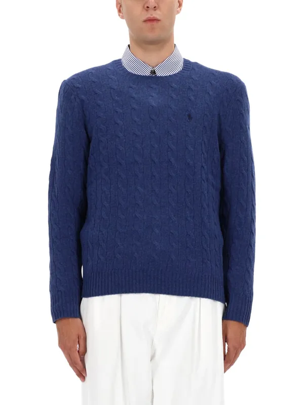 Wool And Cashmere Cable Knit Sweater - Polo Ralph Lauren